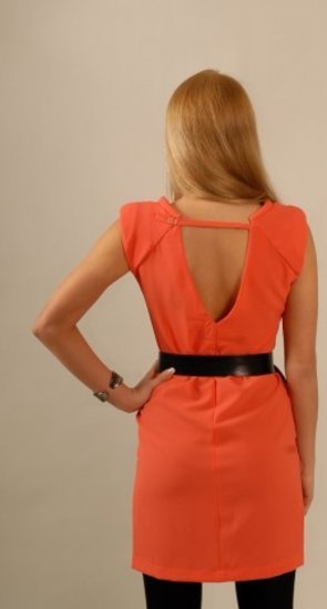 Nauja ryški oranžinė suknelė