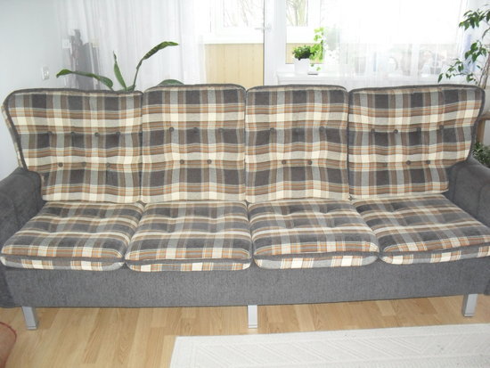 Sofa su dvejais foteliais