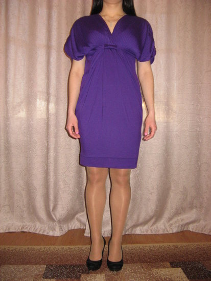 ZARA violetinė suknelė