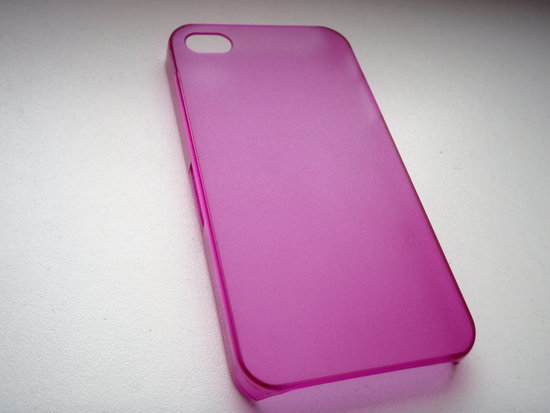 Peršviečiamas rožinis iPhone 4 dėkliukas