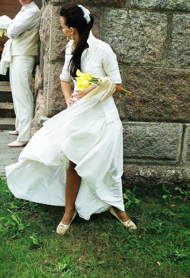 Lauros Dailidėnienės vestuvinė suknelė 