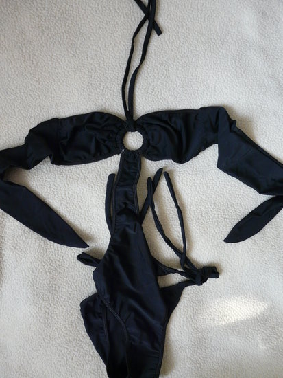 Paprastas monokini tipo maudymosi kostiumėlis