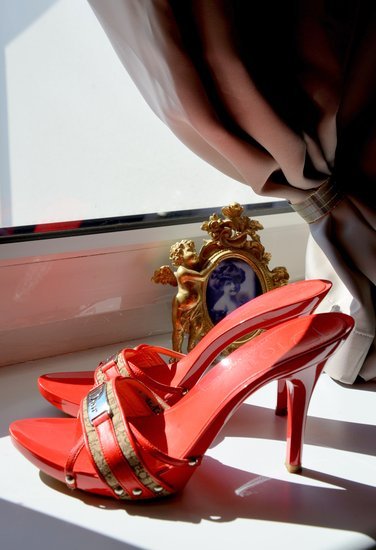 Originalios raudonos Dior basutės