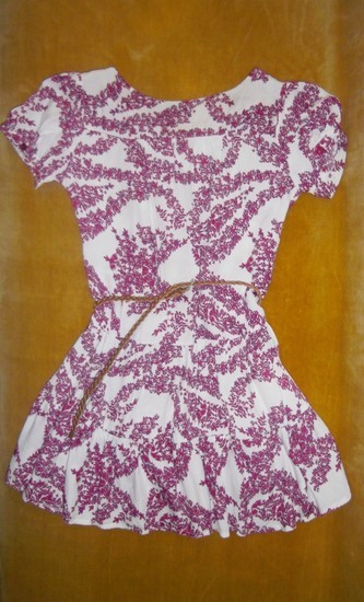 H&M trumpa gėlėta suknelė-tunika