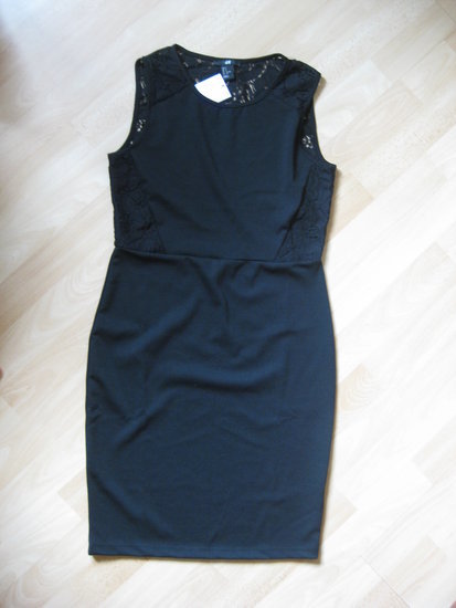 Nauja H&M suknelė su ilgesniu galu, 36 dydis