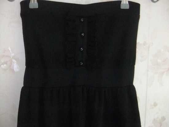 Juodas sarafaniukas-suknelė