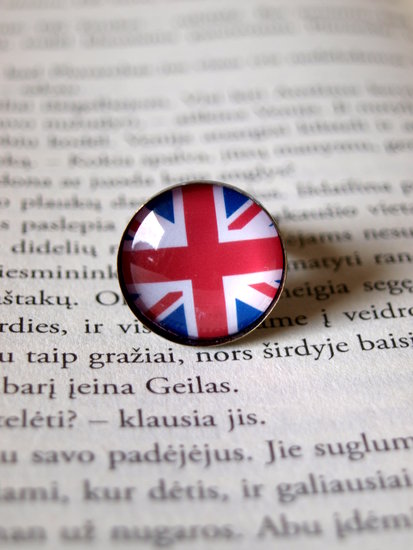 Žiedas su Anglijos vėliava
