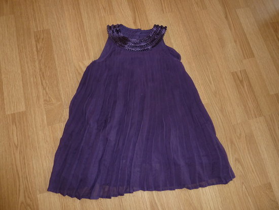 violetinė suknelė 116cm