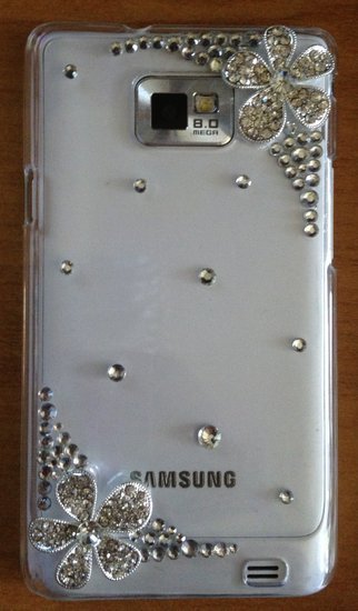 Samsung Galaxy SII nugarėlė-dėkliukas