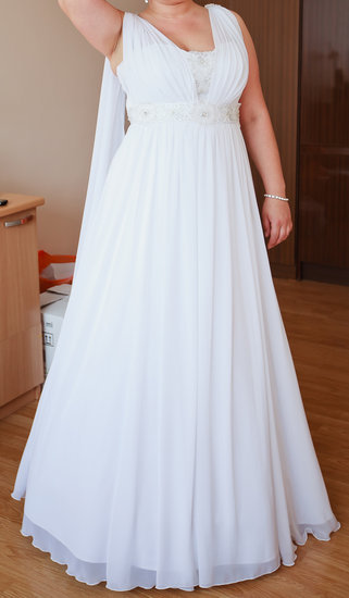 Graikų stiliaus vestuvinė suknelė