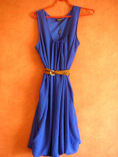 Mėlyna nauja Papaya suknelė