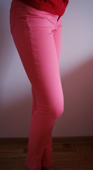 rožinės lindex kelnės