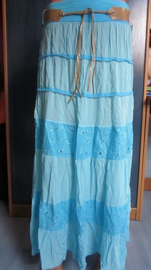 Mėlynos sp. ilgas sijonas