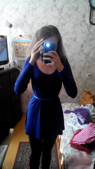 TOPAS! Nuostabi mėlyna suknutė