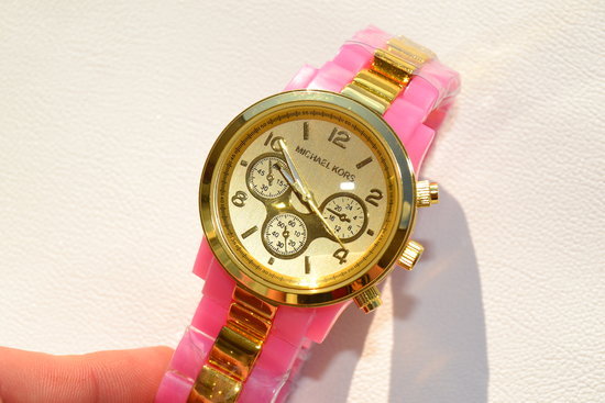 Michael kors rožinis moteriškas laikrodis