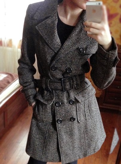 Zara paltas su vilna