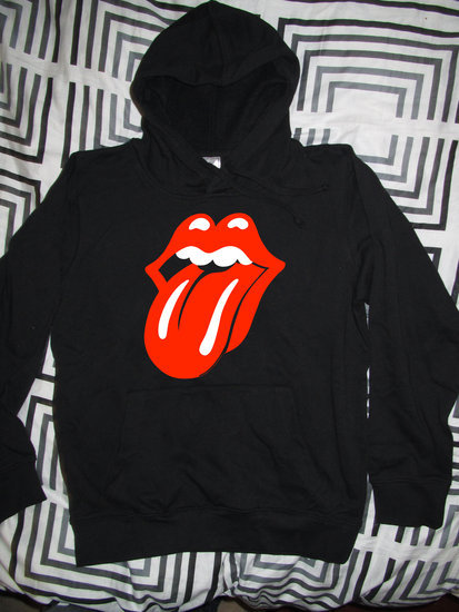 Rolling Stones juodas vyriškas džemperis