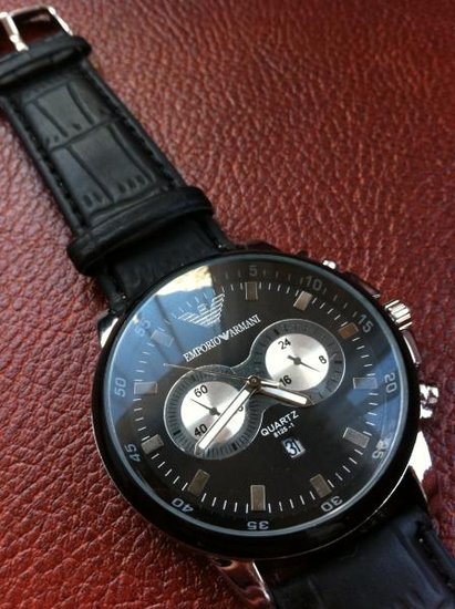 Naujas  Emporio Armani juodas vyriškas laikrodis