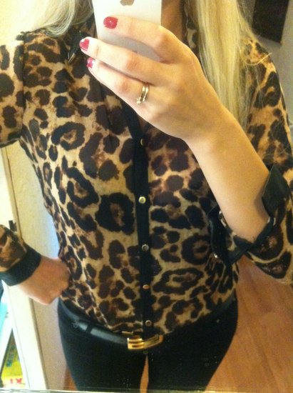 Leopardiniai marškinukai