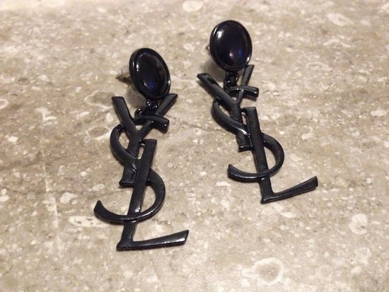 Yves Saint Laurent stiliaus auskarai Black