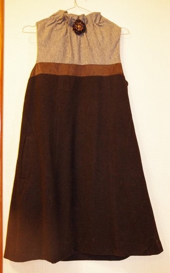 Stilinga šilta suknelė - sarafanas