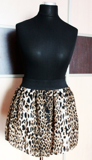 leopardinis sijonas
