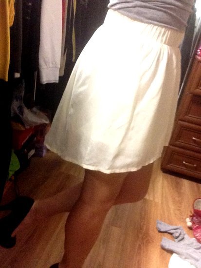 baltas sijonas