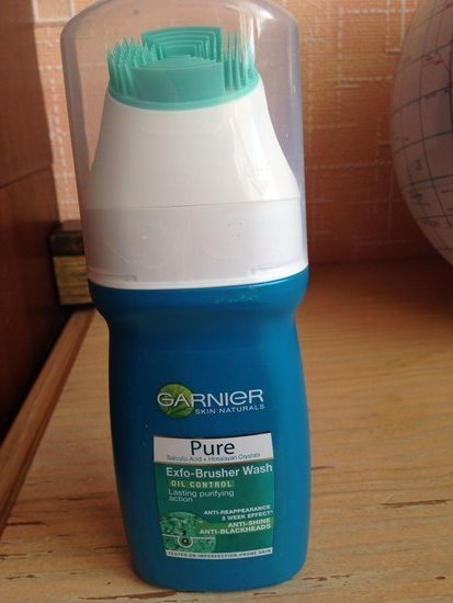 Garnier Pure exfo-brusher wash, oil control