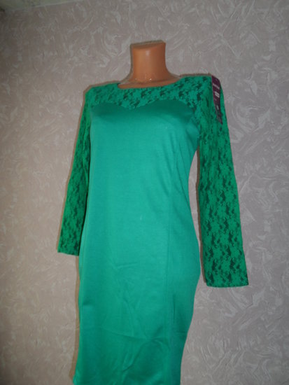 L nauja žalia suknelė