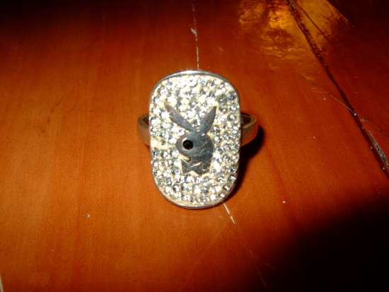 Sidabrinis Play boy žiedas su Swarovski kristalais