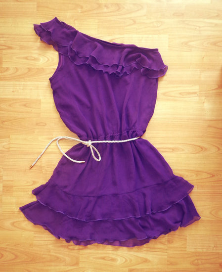 violetine suknute 