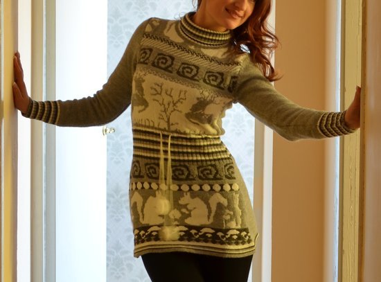 Šiltas Kalėdinis megztinis