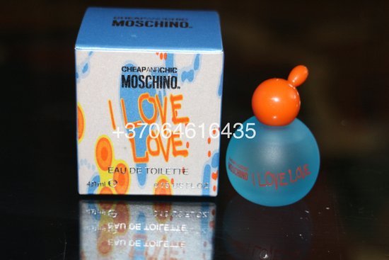 Moschino I love love originalių kvepalų miniatiūra