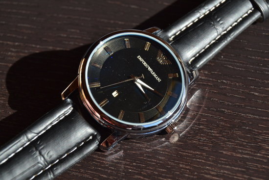 Naujas Armani vyriškas laikrodis, su UV stiklu