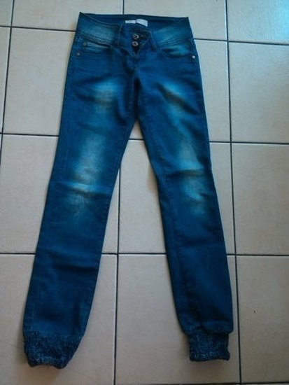 Mėlyni džinsai 34 dydis