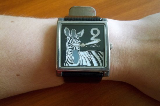 Laikrodis Zebras
