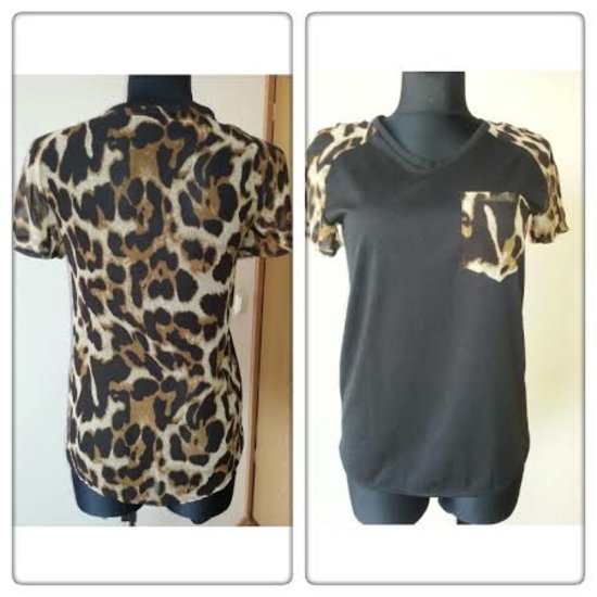 Dress Code leopardinio rašto marškinėliai