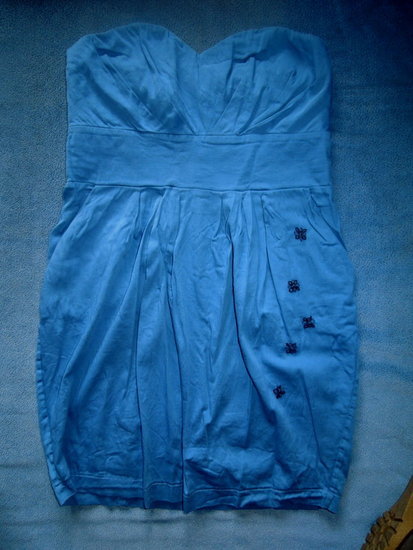 Mėlyna trumpa suknutė