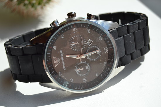 Armani vyriškas silikoninis laikrodis