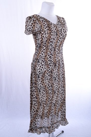 Stephanie Andrews leopardinė suknelė