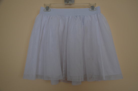 Baltas H&M sijonas