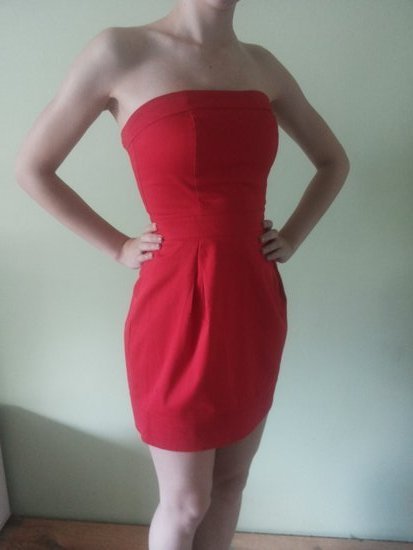 Nauja Raudona 'MANGO' suknelė