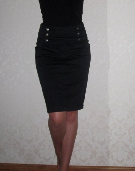 Vero moda juodas klasikinis sijonas