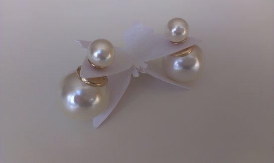Perliniai burbuliukai, Dior auskarai