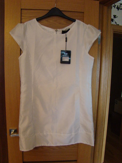 Nauja axparis balta mini suknelė