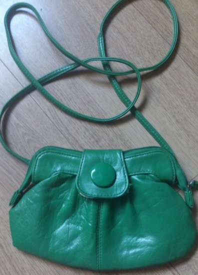 žalias odinis tašiukas
