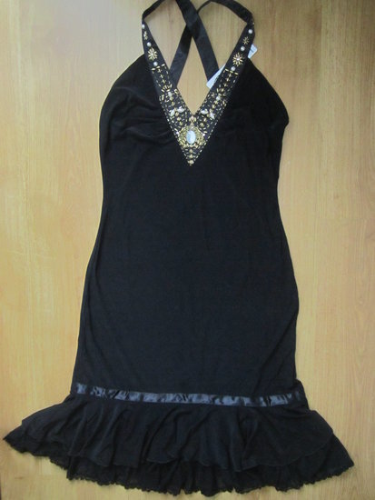 Nauja juoda puošni suknelė, S ir M dydžiai