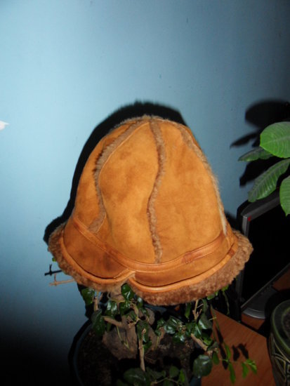 Šilta, ruda kepurė