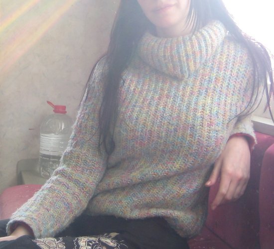Super siltas megztinis