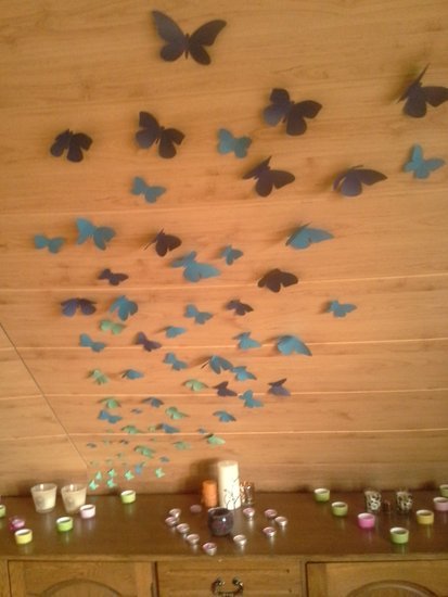 3D drugeliai jūsų kambariui